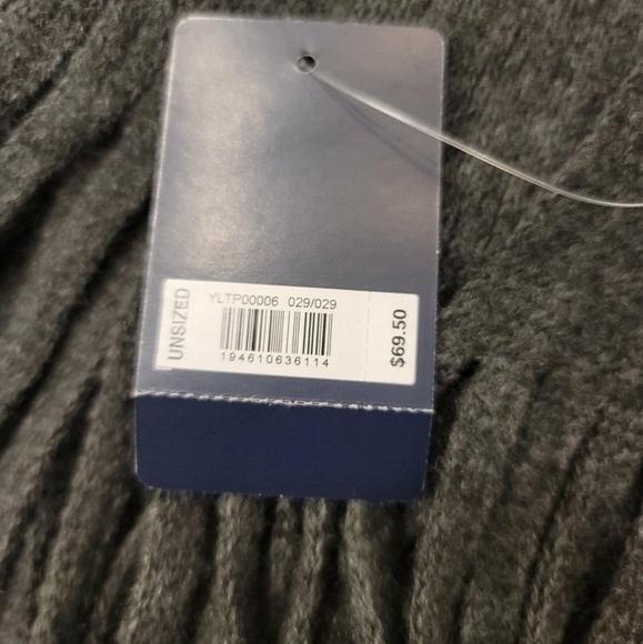 Lucky Brand Gray Fringed Scarf - OS - Picture 4 of 6